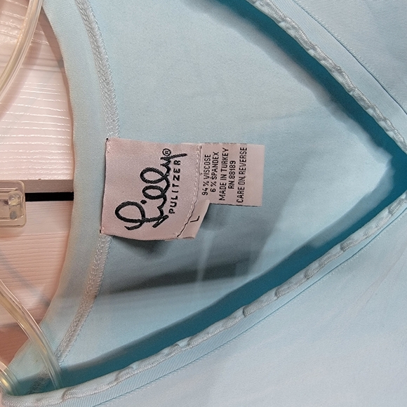 Lee Light Blue Blouse with Floral Embroidery - Picture 3 of 5